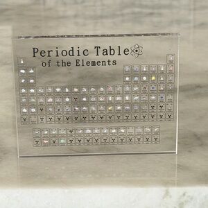 Periodic Table of the Elements Acrylic Desktop Display